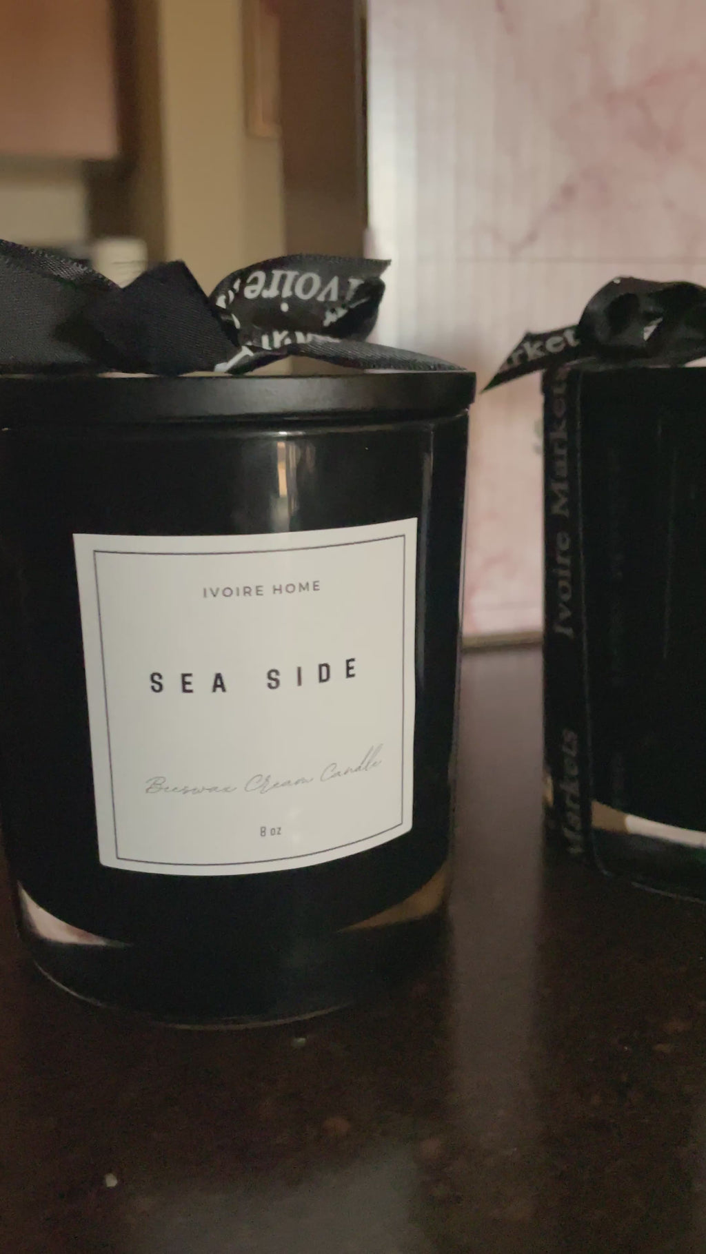 Black Candle Jar