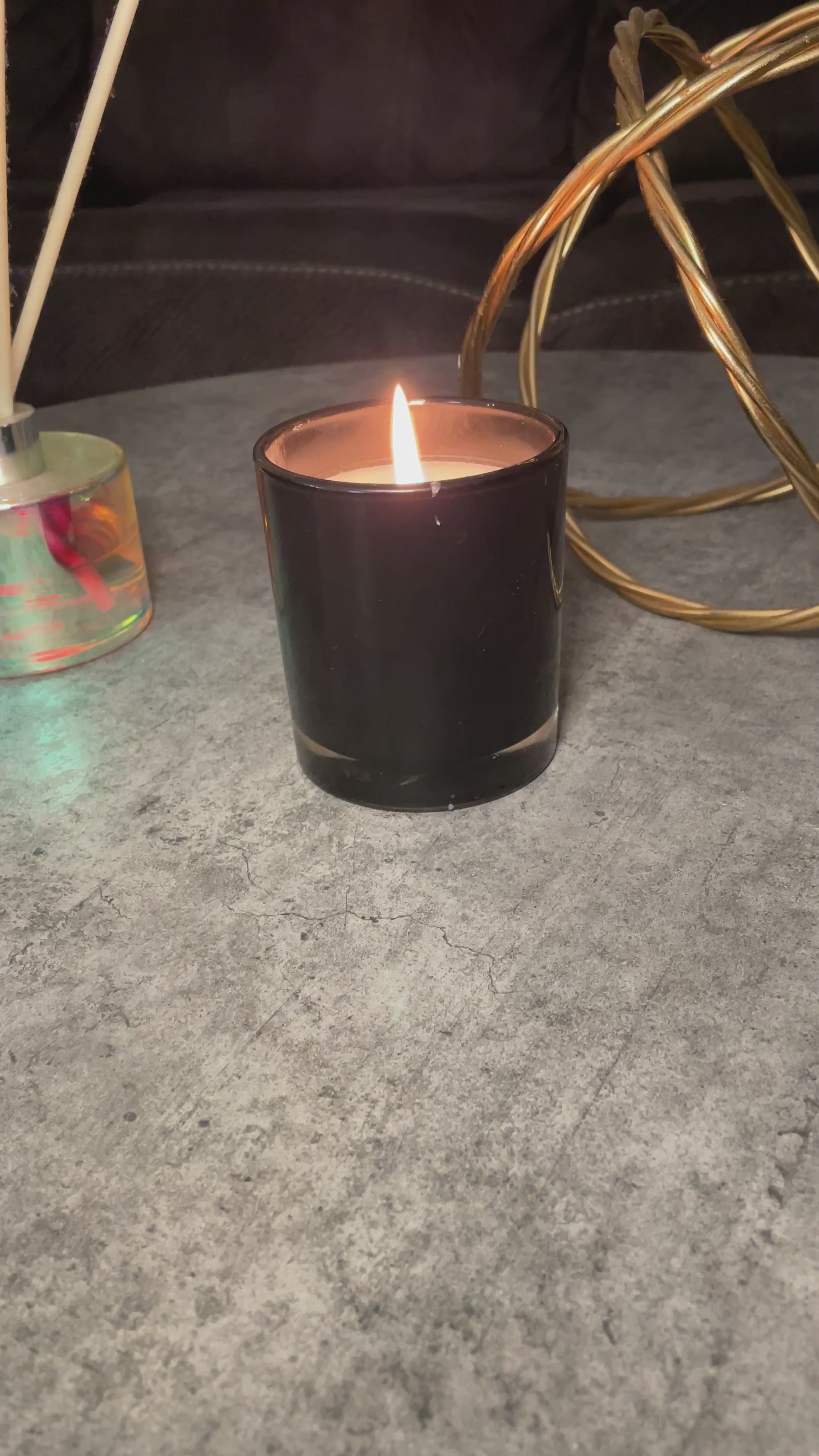 Black Candle Jar